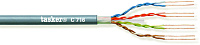 Tasker C716 L.S.Z.H витая пара  категории  6А, UTP CAT6a  4x2x0,25 кв.мм (23 AWG),   серый, одножильный, медный