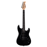 ROCKDALE Stars Black Limited Edition HSS BK электрогитара, цвет черный