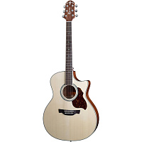 CRAFTER GAE-8/NC электроакустическая гитара гранд аудиториум, верхняя дека - ель, корпус - махагони, чехол в комплекте
