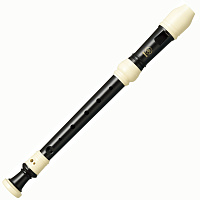 YAMAHA YRS-31 in C блокфлейта сопрано, немецкая система, цвет коричневый , корпус ABS