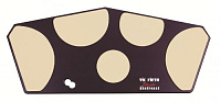 VIC FIRTH HHPQS многозонный тренировоный пэд, модель Quadropad, малый