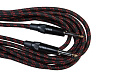 STANDS & CABLES GC-039-5  кабель распаянный инструментальный в тканевой оплетке Jack-Jack,5 м. разъемы позолоченные, разборные