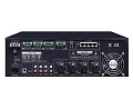 DSPPA MP-825 Комбинированный микшер-усилитель, 6 зон c регулировкой  уровня выходного сигнала отдельной зоны, 250 Вт/100 В, 4 микр., 2 лин. входа, 1 Aux вых. MP3 плеер, вход USB для FLASH памяти. Питание 220 В