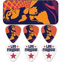 DUNLOP LСРPТ02Н Les Claypool Набор медиаторов в жестяном коробке, жесткие (6 шт)