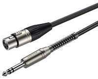 ROXTONE SMXJ220/6 Кабель микрофонный XLR мама - 6.3 мм джек стерео, длина 6 метров