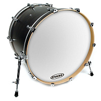 EVANS BD22RSW - EQ3 Resonant White 22" передний пластик для бас барабана с отверст.5", однослойный, белый с демп. кольцом