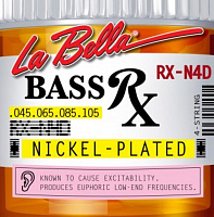 LA BELLA RX-N4D струны для бас-гитары (045-065-085-105), никель