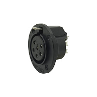 Amphenol AP-6-13  Панельный разъем серии AP, гнездо, круглый, 6 контактов