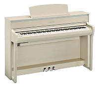 Yamaha CLP-675WA цифровое фортепиано, 88 клавиш, цвет белый ясень