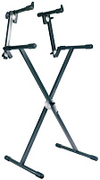 Proel  SPL152 Клавишная стойка "X", 2 уровня,  высота 560-970мм, "snap lock", макс. нагрузка 70кг, цвет: серый.