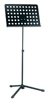 K&M 12179-000-55 пюпитр оркестровый, усиленный, h 610 - 1080 мм, сталь, черный