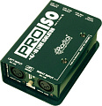 Radial ProISO стерео изолятор, вход 2 х XLR, выход 2 х RCA/ 1/4"Jack
