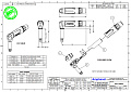 Amphenol ACPM-TN Разъем 1/4" (6.35 мм) моноджек, штекер, угловой, цвет никель