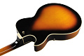 IBANEZ AG75G-BS полуакустическая электрогитара, корпус липа, цвет санберст