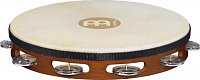 MEINL TAH1A-AB - деревянный профессиональный тамбурин с мембраной из кожи козла, 1 ряд алюминевых джинглов