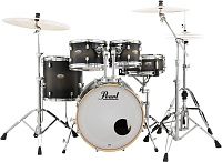 Pearl DMP925F/ C262 ударная установка из 5-ти барабанов, цвет Satin Black Burst, стойки в комплекте