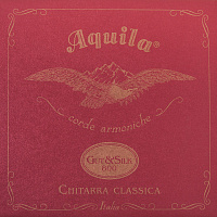 AQUILA GUT & SILK 800 75C голоса для классической гитары, 3 струны в комплекте, жилка