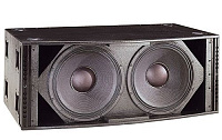 Electro-Voice Xsub сабвуфер, 2x18", 4Ом, 141 дБ пик, 1200/4800Вт, 40Гц-400Гц, вес 92 кг, цвет черный