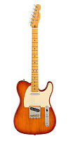 FENDER AM PRO II TELE MN SSB электрогитара, цвет Sienna Sunburst