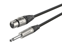 ROXTONE DMXJ210/5 Кабель микрофонный XLR мама -  6.3 мм джек моно, длина 5 метров