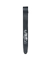 PLANET WAVES 25LSP03 гитарный ремень, кожа, черный, нанесенный рисунок Musical Leaf