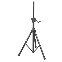 OnStage SS8800B+ стойка для акустических систем, встроенная ручная лебёдка, алюминий, цвет черный