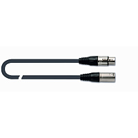 QUIK LOK MX775-9 готовый микрофонный кабель, 9 метров, разъемы XLR/F - XLR/M, цвет черный