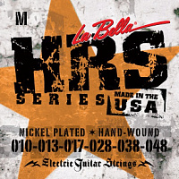 LA BELLA HRS-M  струны для электрогитары - натяжение Medium (010-013-017-028w-038-048), сталь, обм. никель