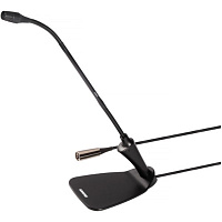 SHURE CVG12D-B/C конденсаторный кардиоидный микрофон на гибком держателе, с подставкой, встроенный преамп, черный, длина 30 см