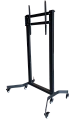 Wize M90RU Мобильная стойка для широкоформатных и интерактивных панелей 60"-90"+, Max VESA 800x700 см, высота 181 см, вертикальная регулировка, кабельный канал, до 270 кг, цвет черный