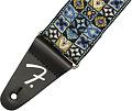 FENDER 2" FESTIVAL STRAP, BLUE гитарный ремень, синий