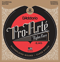 D'ADDARIO EJ45 струны для классической гитары, Silver, Normal Tension