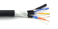 Canare MR202-4AT симметричный мультикабель, инсталляционный, 4 канала, черный