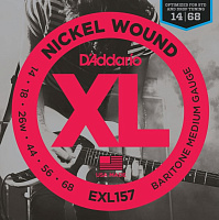 D'ADDARIO EXL157 струны для электрогитары, Bartione Guitar Medium, 14-68