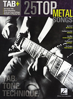 HL00102501 - Tab+: 25 Top Metal Songs - Tab. Tone. Technique
