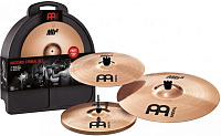 MEINL MB8-141620M - комплект тарелок HH-14, Crash-16, Ride-20 + кейс для тарелок, сплав B8 (92% медь, 8% олово, следы серебра), серия MB8