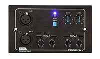 Proel LOC02 настенная панель, два микрофонных входа XLR3. Используется совместно с Proel MATRIX88