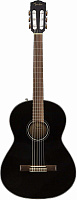 FENDER CN-60S NYLON, BLACK WN Классическая гитара, топ массив ели, цвет черный