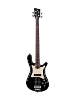 Warwick STREAMER CV Black Highpolish бас-гитара PRO SERIES TEAMBUILT, цвет чёрный глянцевый