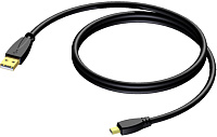 Procab CXU625/3 Кабель USB тип А (вилка) mini-USB тип В (вилка), 3 м