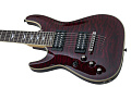 Schecter OMEN EXTREME-7 BCH L/H Гитара электрическая, 7 струн, корпус махагони w/Quilted Maple