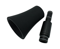 NUVO Straighten Your jSax Kit (Black) прямая шейка и раструб для того, чтобы трансформировать jSax в прямой формат, цвет чёрный