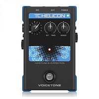 TC HELICON VoiceTone C1 напольная вокальная педаль эффекта коррекции тона, преамп студийного качества, фантомное питание, USB 