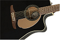Fender Redondo Player JTB Электроакустическая гитара, цвет черный