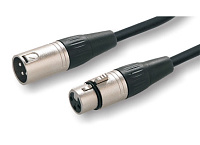 ROXTONE SDXX200/1 Кабель для передачи цифрового сигнала, 2x0.22 кв.мм, D:6 мм, XLR мама XLR папа, длина 1 метр