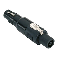 Adam Hall 7865  переходник 4-пин SpeakON(M) - XLR(F)