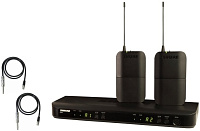 SHURE BLX188E M17 662-686 MHz двухканальная радиосистема с двумя поясными передатчиками BLX1