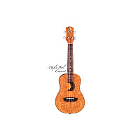 Luna UKE EX MB Exotic Ukulele Maple Burl  Укулеле концерт серии Exotic