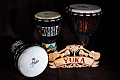 YUKA DJWTT07-16  джембе, веревочная настройка, размер: 7"(18см) x 16"(40см), материал - дерево, мембрана - натуральная кожа, серия Tribal Tattoo