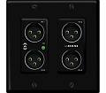 ATTERO TECH unDX4I	 Настенная панель, 4x2 интерфейс ввода-вывода, Dante/AES67 